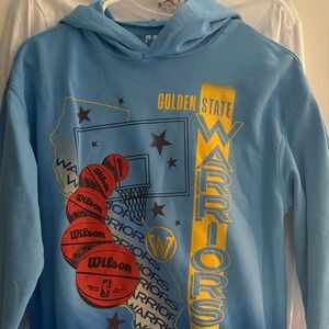 NBA Golden State Warriors Kids Light Blue Hoodie